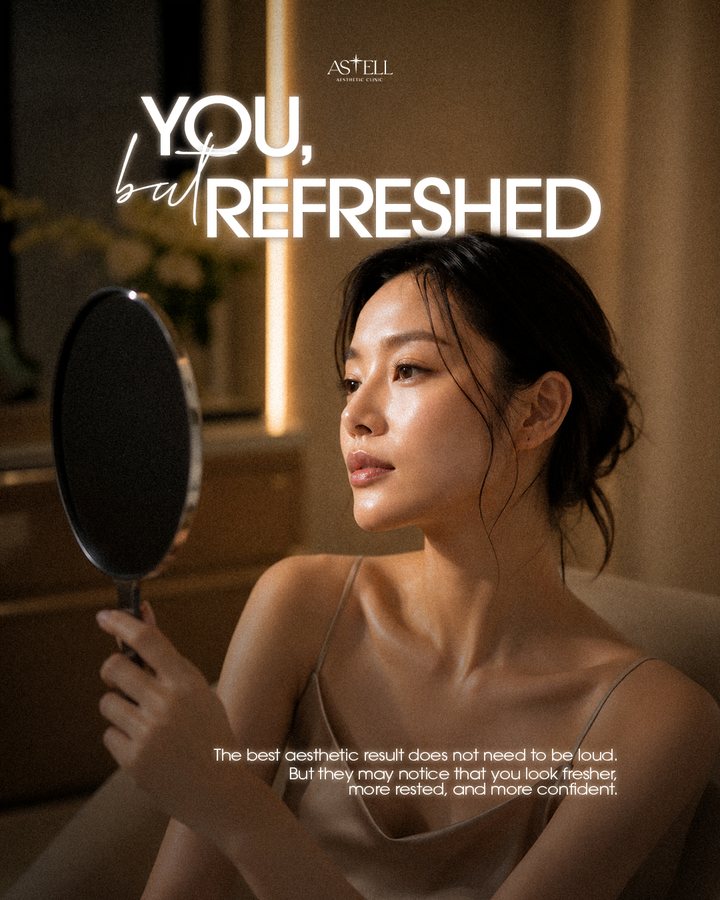 You, but refreshed — a result that does not need to be loud