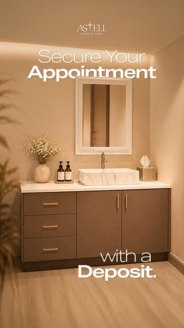 Secure your appointment with a deposit
